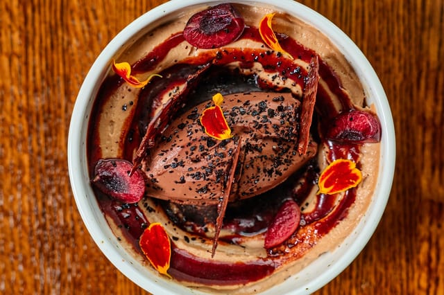 Dark Chocolate Ganache.