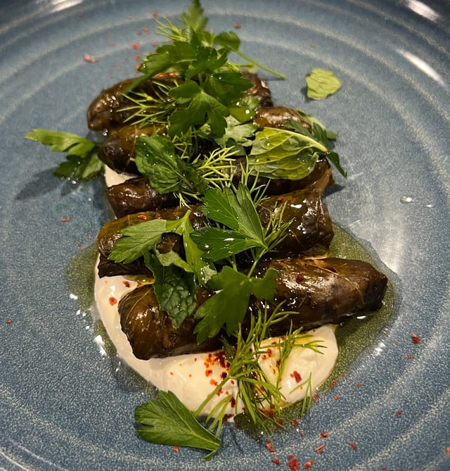 Stuffed Grapeleaves.